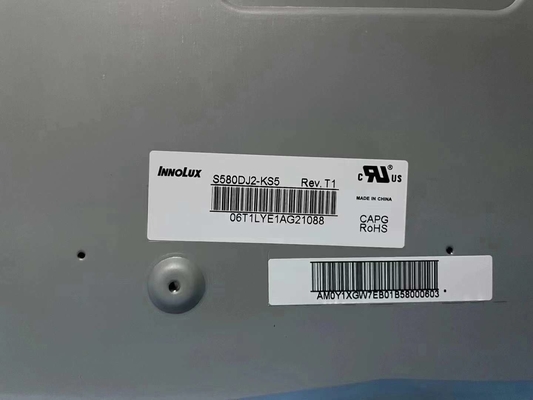 satın al Innolux 58 Inç Büyük LCD Ekranı S580DJ2-KS5 3840*2160 piksel 76PPI 1.07 Milyar Renk 56P online manufacture