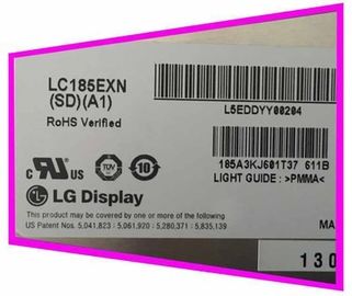 satın al LG 18.5 Inch LCD TV Panel LC185EXN-SCA1 30 Pin 16.7M Renk 300cd/m2 Parlaklık online manufacture