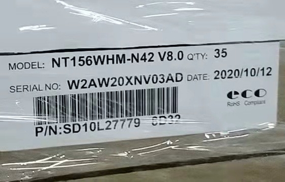 satın al 220 cd/m2 Endüstriyel LCD Monitör 15.6 Inch IPS WLED 100PPI NT156WHM-N42 online manufacture