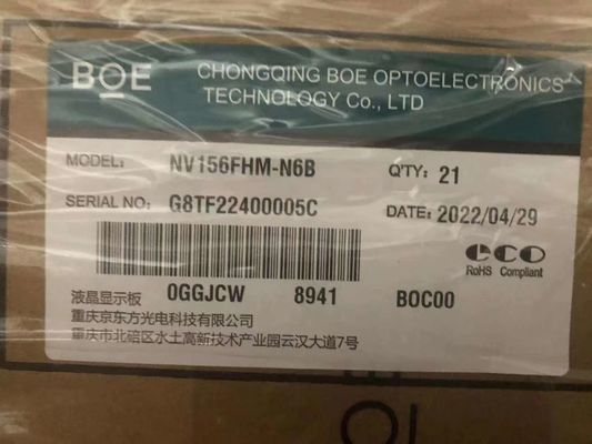 İyi bir fiyat. 400CD/M2 30PIN BOE Monitor Panel PC LCD Modülü 15.6 Inch NV156FHM-N6B TFT LCD Ekran Paneli çevrimiçi