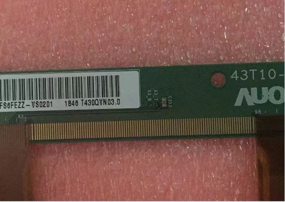 43 Inç T430QVN03.0 LCD Tv Panel UHD3840 ((RGB) × 2160 UHD 103PPI 1.07B Renk 51 pin