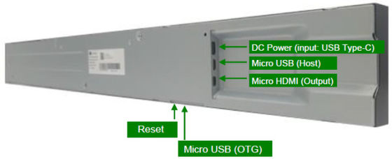 LG Eğlenmiş çubuk LCD Ekran Dijital İşaret 23.1 inç LD230EKS-FPN1 1920*158Pixels