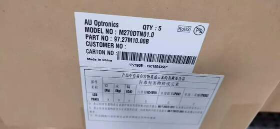 İyi bir fiyat. AUO 2560x1440 Piksel 350 cd/m2 Parlaklık ve 130 Pin Bağlantısı ile 27 Inch LCD Ekran Paneli çevrimiçi