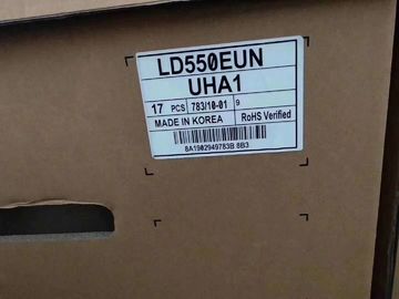 LG 55 Inch Yüksek Parlaklık LCD Ekranı LD550EUN UHA1 51P Bağlantı 60k Saat Çalışan ömrü