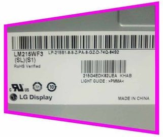 LG 21.5 Inch Endüstriyel LCD Ekranı 1920 * 1080 Piksel 30 Pin LM215WF3-SLS1 16.7M Renk