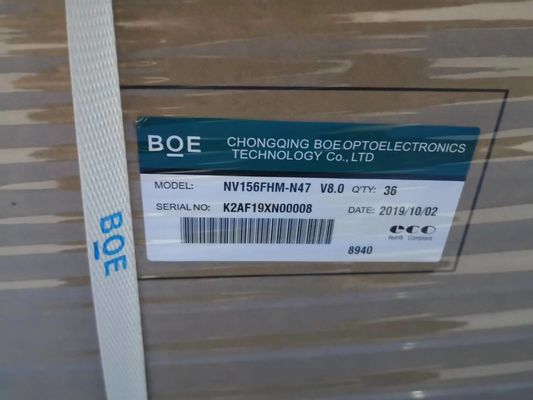 BOE NV156FHM-N47 15.6 Inch 1920x1080 Çözüm 250 cd/m2 Parlaklık PC LCD Modülü TFT-LCD Ekranı