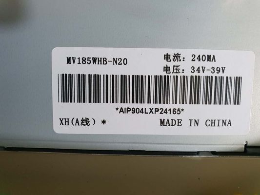 BOE 18.5 İnç LCD Ekran Paneli, 1366x768 Piksel ve 30 Pin Konnektörlü TFT-LCD Modülü