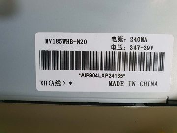 MV185WHB-N20 84PPI 30 Pin BOE 18.5 Inch LCD Ekran Paneli