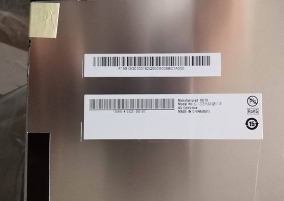 İyi bir fiyat. AUO 13.3 Inch Endüstriyel LCD Ekranı 1920x1080 Çözünürlüğü 400 cd/m2 Parlaklık ve 30PIN IPS Arayüzü çevrimiçi