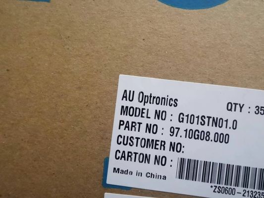 İyi bir fiyat. 10.1 inç WSVGA 117PPI Endüstriyel LCD Ekranı AUO G101STN01.0 250cd/M2 çevrimiçi